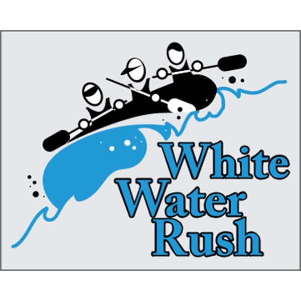 5" x 4" clear polyester decal with adhesive backing, square corners... from ASI 89910 Stouse, LLC