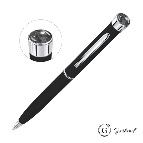 Garland® Color Matte Aura Collection Twist Ballpoint Pen - Chrome Accent... from ASI 84592 St Regis Group