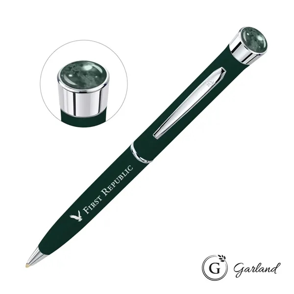 Garland® Color Matte Aura Collection Twist Ballpoint Pen - Chrome Accent... from ASI 84592 St Regis Group