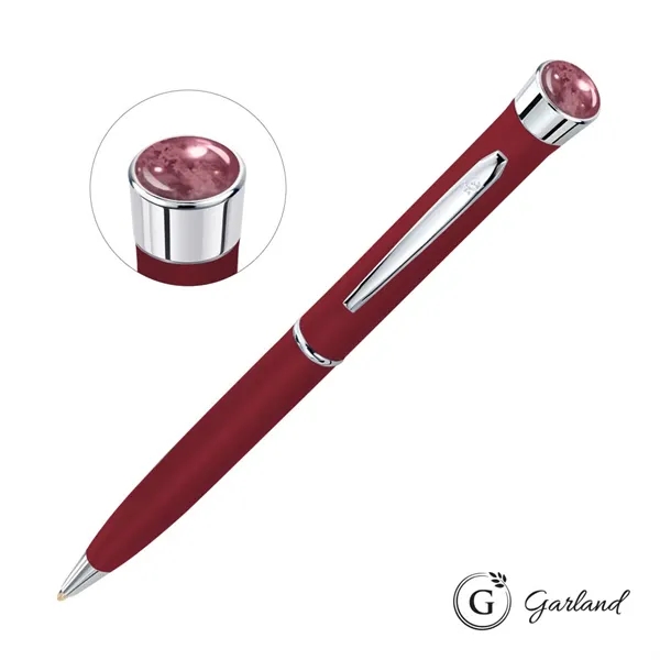 Garland® Color Matte Aura Collection Twist Ballpoint Pen - Chrome Accent... from ASI 84592 St Regis Group
