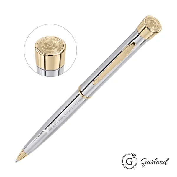 The Garland® Signature Custom Emblem Twist Ballpoint Pen is an exquisite,... from ASI 84592 St Regis Group