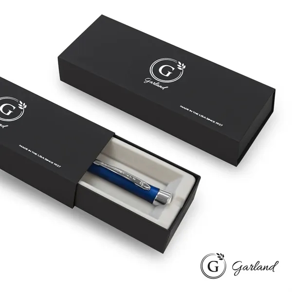 Garland® Executive Custom Emblem Monogram Twist Ballpoint Pen - Chrome Accent... from ASI 84592 St Regis Group