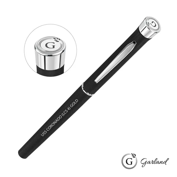 Garland® Tactical Collection Textured Rollerball Pen - Chrome Accent... from ASI 84592 St Regis Group