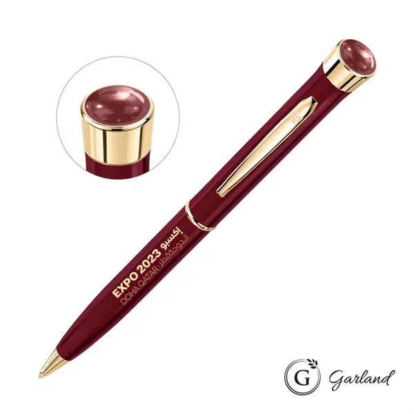 Garland® Color Aura Collection Twist Ballpoint Pen - Gold Accent... from ASI 84592 St Regis Group