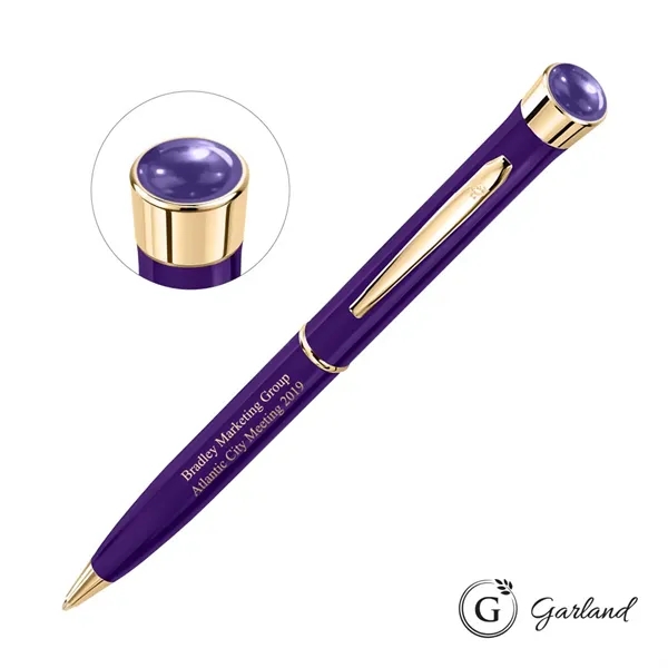 Garland® Color Aura Collection Twist Ballpoint Pen - Gold Accent... from ASI 84592 St Regis Group
