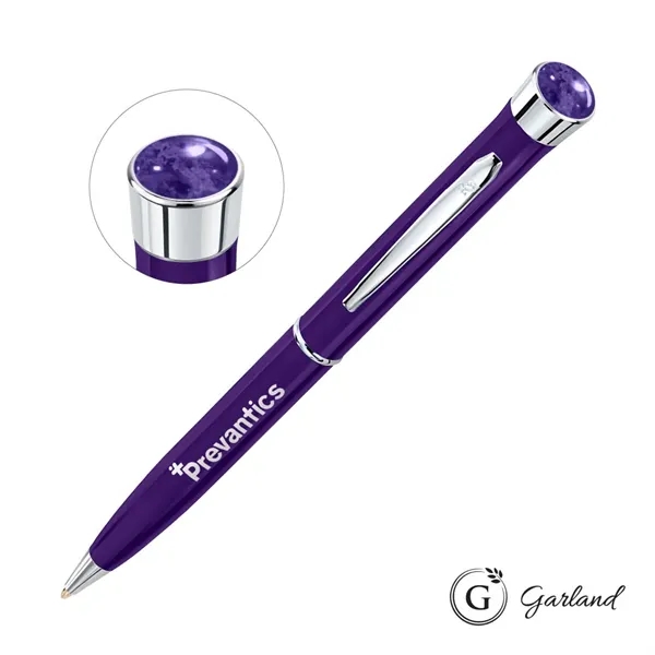 Garland® Color Aura Collection Twist Ballpoint Pen - Chrome Accent... from ASI 84592 St Regis Group