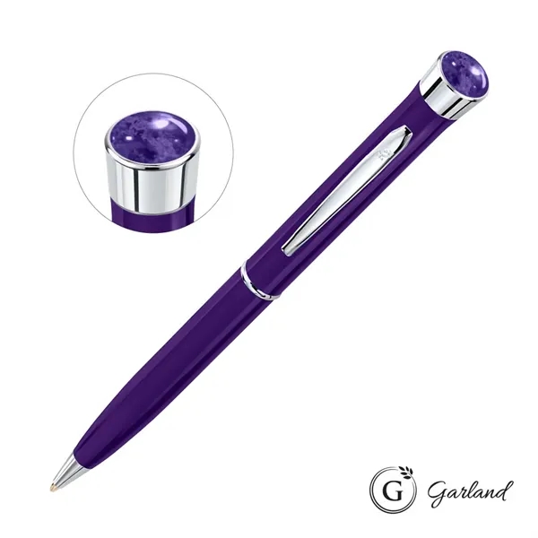 Garland® Color Aura Collection Twist Ballpoint Pen - Chrome Accent... from ASI 84592 St Regis Group
