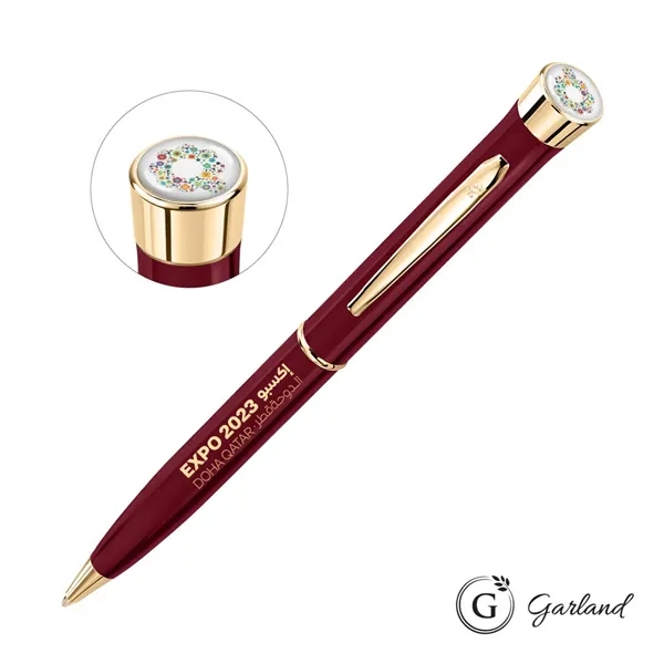 Garland® Color Custom Collection Twist Ballpoint Pen - Gold Accent... from ASI 84592 St Regis Group