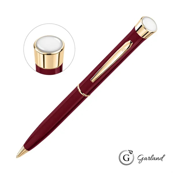 Garland® Color Custom Collection Twist Ballpoint Pen - Gold Accent... from ASI 84592 St Regis Group