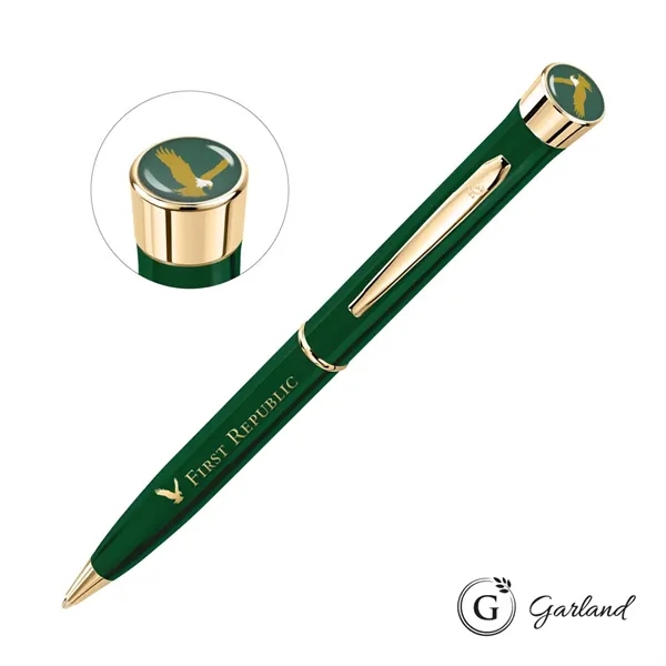 Garland® Color Custom Collection Twist Ballpoint Pen - Gold Accent... from ASI 84592 St Regis Group