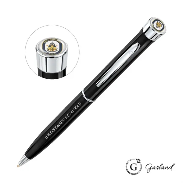 Garland® Color Custom Collection Twist Ballpoint Pen - Chrome Accent... from ASI 84592 St Regis Group
