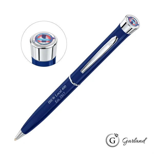 Garland® Color Custom Collection Twist Ballpoint Pen - Chrome Accent... from ASI 84592 St Regis Group