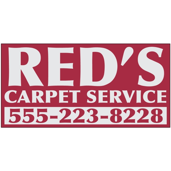 8" x 4" clear polyester decal with adhesive backing, square corners... from ASI 89910 Stouse, LLC