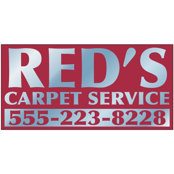 8" x 4" chrome polyester decal with square corners and one... from ASI 89910 Stouse, LLC