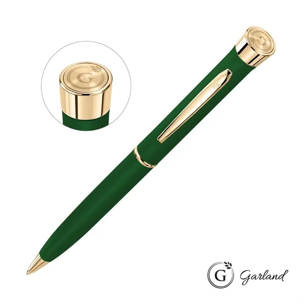 Garland® Color Matte Emblem Collection Twist Ballpoint Pen - Gold Accent... from ASI 84592 St Regis Group