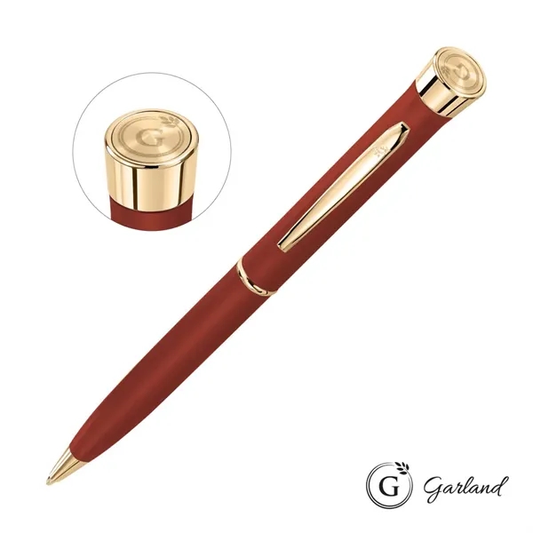 Garland® Color Matte Emblem Collection Twist Ballpoint Pen - Gold Accent... from ASI 84592 St Regis Group
