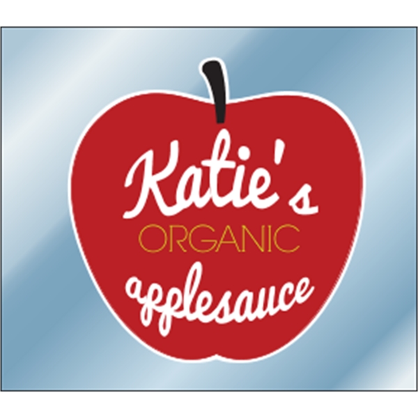 4" x 3.5" chrome polyester decal with square corners and one... from ASI 89910 Stouse, LLC