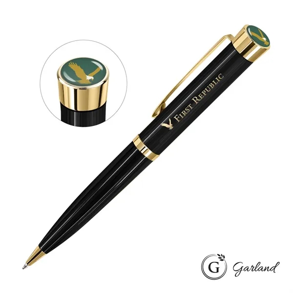 Garland® Executive Custom Color Ballpoint Twist Pen - Gold Accent... from ASI 84592 St Regis Group