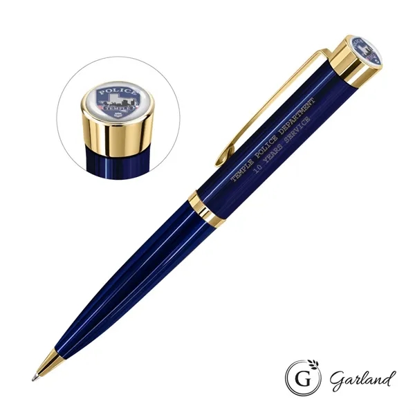 Garland® Executive Custom Color Ballpoint Twist Pen - Gold Accent... from ASI 84592 St Regis Group