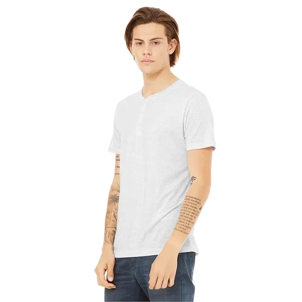 Bella+ Canvas Men's Triblend Short Sleeve Henley... from ASI 89380 Staton Corporate and Casual / Staton® Staton Wholesale