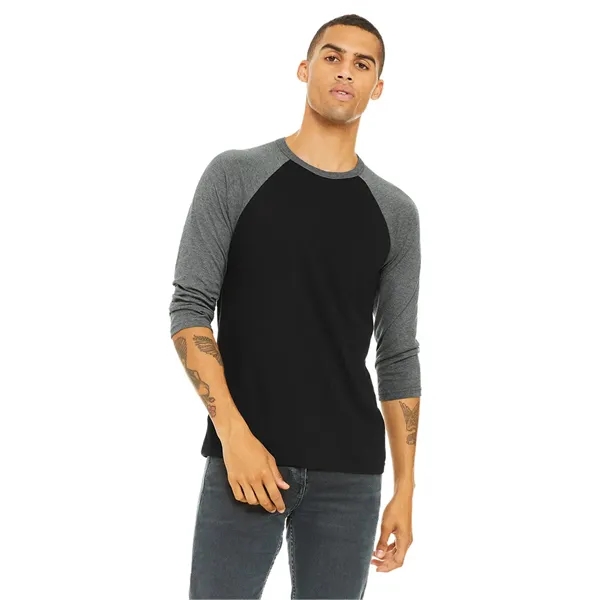 Bella+Canvas Unisex 3/4 Sleeve Baseball Tee... from ASI 89380 Staton Corporate and Casual / Staton® Staton Wholesale