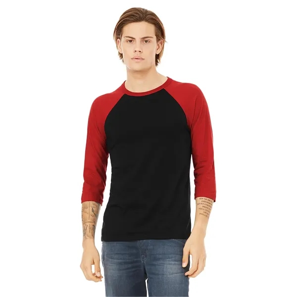 Bella+Canvas Unisex 3/4 Sleeve Baseball Tee... from ASI 89380 Staton Corporate and Casual / Staton® Staton Wholesale