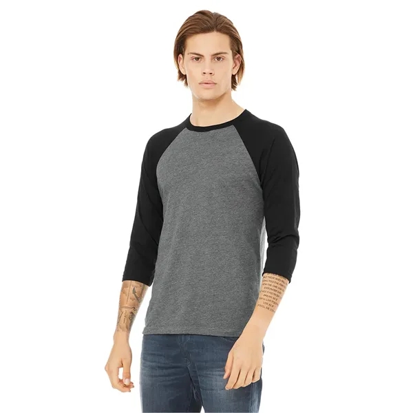 Bella+Canvas Unisex 3/4 Sleeve Baseball Tee... from ASI 89380 Staton Corporate and Casual / Staton® Staton Wholesale