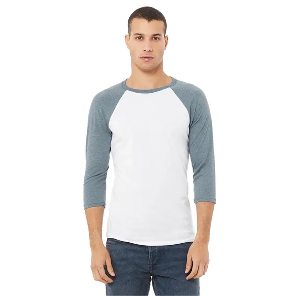 Bella+Canvas Unisex 3/4 Sleeve Baseball Tee... from ASI 89380 Staton Corporate and Casual / Staton® Staton Wholesale