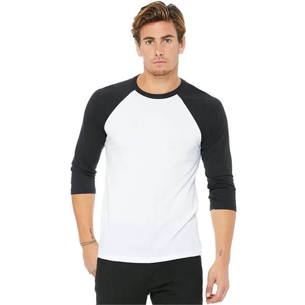 Bella+Canvas Unisex 3/4 Sleeve Baseball Tee... from ASI 89380 Staton Corporate and Casual / Staton® Staton Wholesale