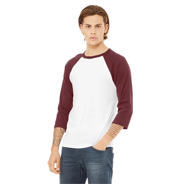 Bella+Canvas Unisex 3/4 Sleeve Baseball Tee... from ASI 89380 Staton Corporate and Casual / Staton® Staton Wholesale