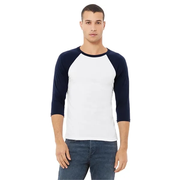 Bella+Canvas Unisex 3/4 Sleeve Baseball Tee... from ASI 89380 Staton Corporate and Casual / Staton® Staton Wholesale