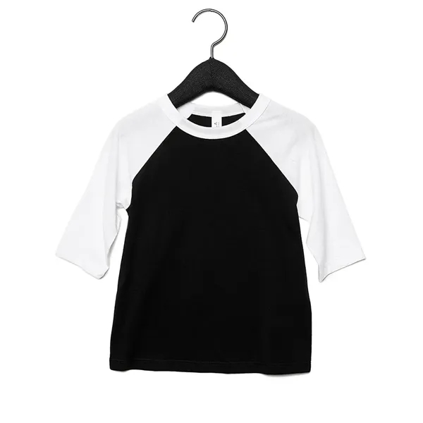 Bella+Canvas Toddler 3/4 Sleeve Baseball Tee... from ASI 89380 Staton Corporate and Casual / Staton® Staton Wholesale