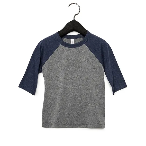 Bella+Canvas Toddler 3/4 Sleeve Baseball Tee... from ASI 89380 Staton Corporate and Casual / Staton® Staton Wholesale