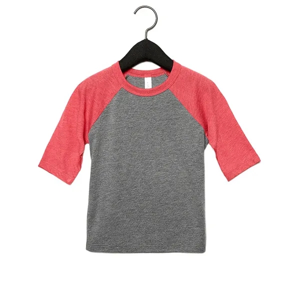Bella+Canvas Toddler 3/4 Sleeve Baseball Tee... from ASI 89380 Staton Corporate and Casual / Staton® Staton Wholesale