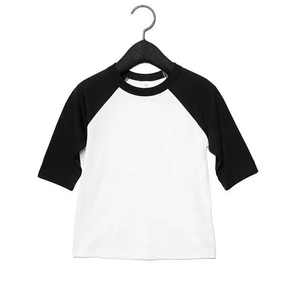 Bella+Canvas Toddler 3/4 Sleeve Baseball Tee... from ASI 89380 Staton Corporate and Casual / Staton® Staton Wholesale
