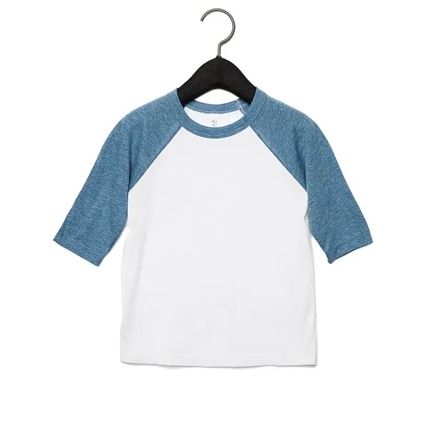 Bella+Canvas Toddler 3/4 Sleeve Baseball Tee... from ASI 89380 Staton Corporate and Casual / Staton® Staton Wholesale