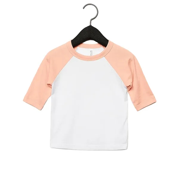 Bella+Canvas Toddler 3/4 Sleeve Baseball Tee... from ASI 89380 Staton Corporate and Casual / Staton® Staton Wholesale