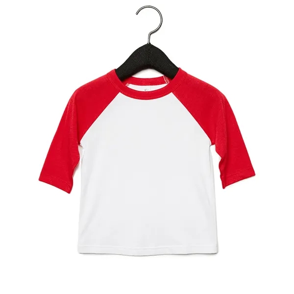 Bella+Canvas Toddler 3/4 Sleeve Baseball Tee... from ASI 89380 Staton Corporate and Casual / Staton® Staton Wholesale