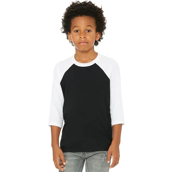 Bella+Canvas Youth 3/4 Sleeve Tee... from ASI 89380 Staton Corporate and Casual / Staton® Staton Wholesale