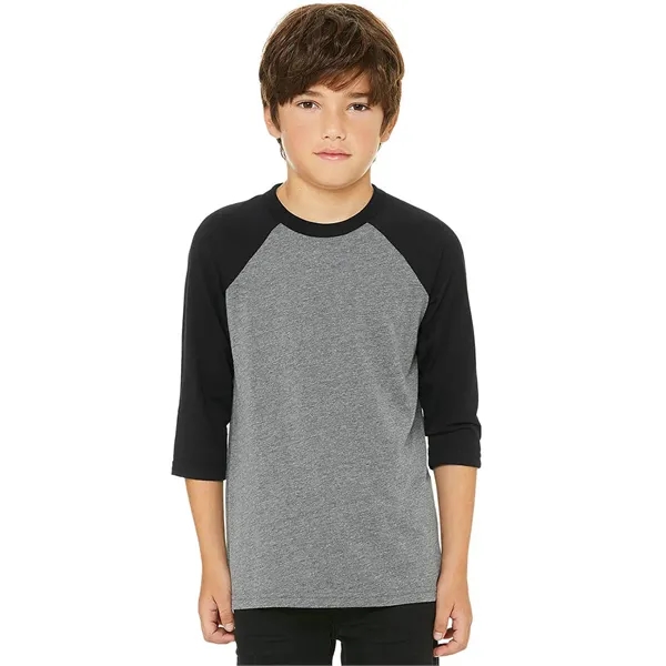 Bella+Canvas Youth 3/4 Sleeve Tee... from ASI 89380 Staton Corporate and Casual / Staton® Staton Wholesale