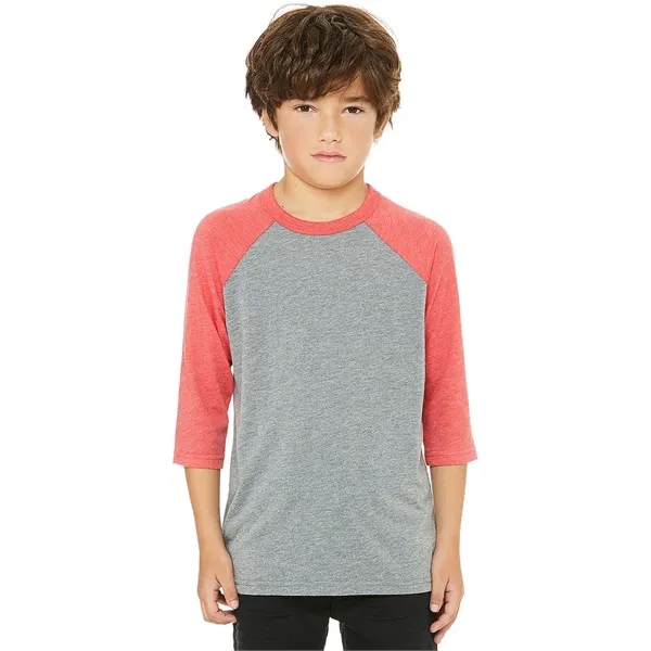 Bella+Canvas Youth 3/4 Sleeve Tee... from ASI 89380 Staton Corporate and Casual / Staton® Staton Wholesale