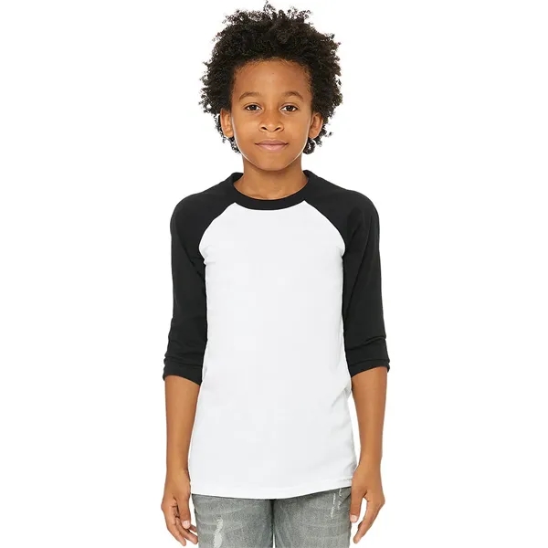 Bella+Canvas Youth 3/4 Sleeve Tee... from ASI 89380 Staton Corporate and Casual / Staton® Staton Wholesale
