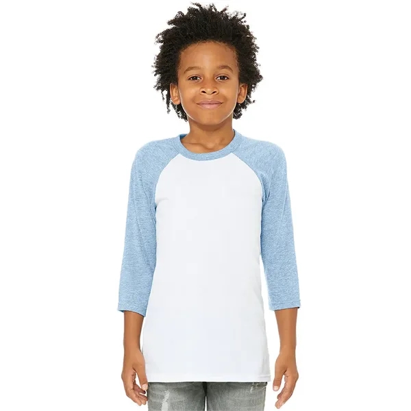 Bella+Canvas Youth 3/4 Sleeve Tee... from ASI 89380 Staton Corporate and Casual / Staton® Staton Wholesale