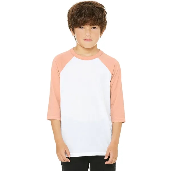 Bella+Canvas Youth 3/4 Sleeve Tee... from ASI 89380 Staton Corporate and Casual / Staton® Staton Wholesale