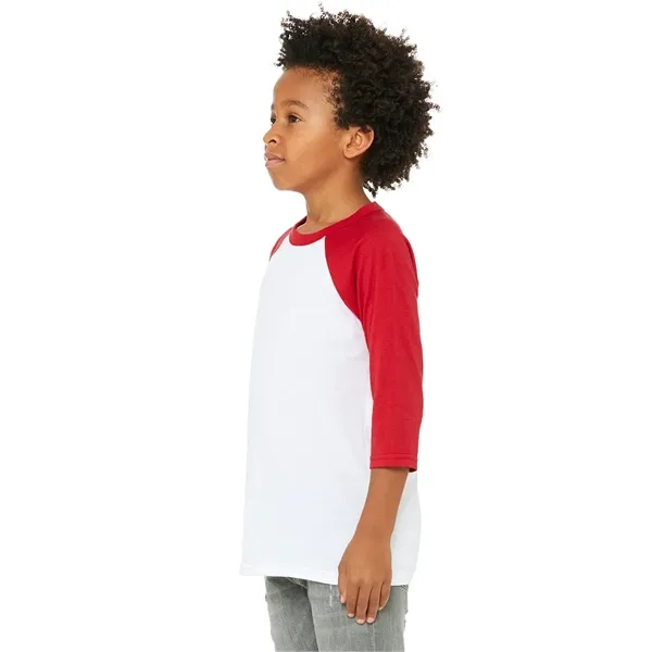 Bella+Canvas Youth 3/4 Sleeve Tee... from ASI 89380 Staton Corporate and Casual / Staton® Staton Wholesale