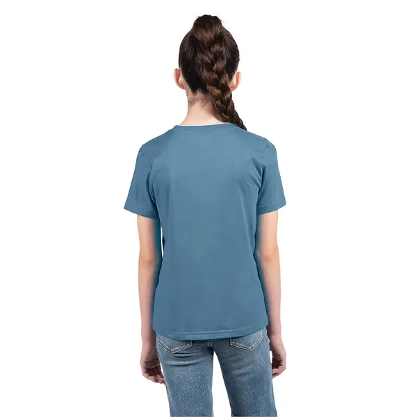 Youth cotton crew shirt. 4.3 ounce, 100% combed ring spun cotton.... from ASI 89380 Staton Corporate and Casual