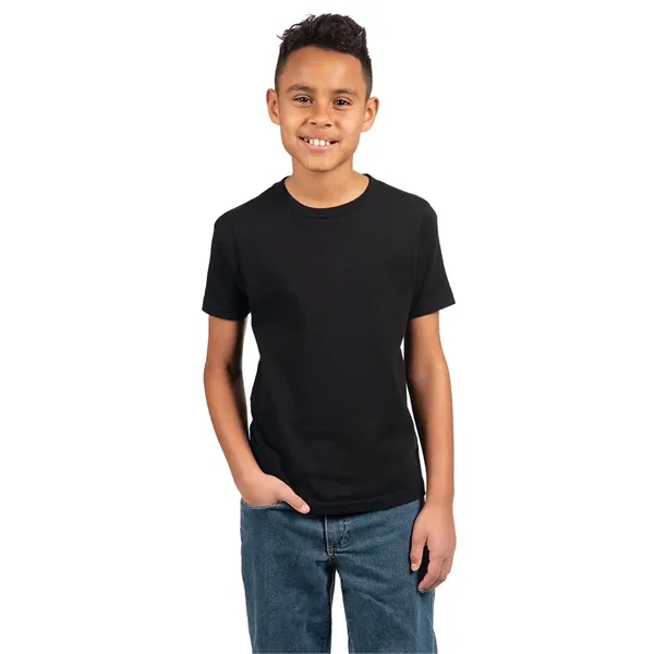 Youth cotton crew shirt. 4.3 ounce, 100% combed ring spun cotton.... from ASI 89380 Staton Corporate and Casual