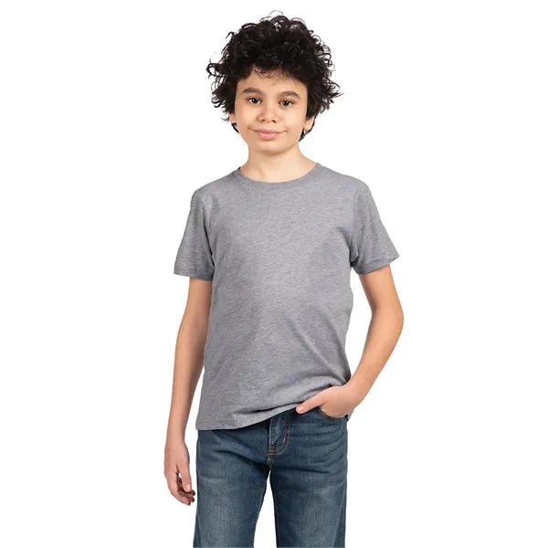 Youth cotton crew shirt. 4.3 ounce, 100% combed ring spun cotton.... from ASI 89380 Staton Corporate and Casual