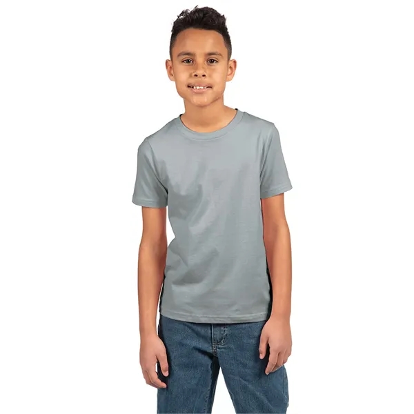 Youth cotton crew shirt. 4.3 ounce, 100% combed ring spun cotton.... from ASI 89380 Staton Corporate and Casual