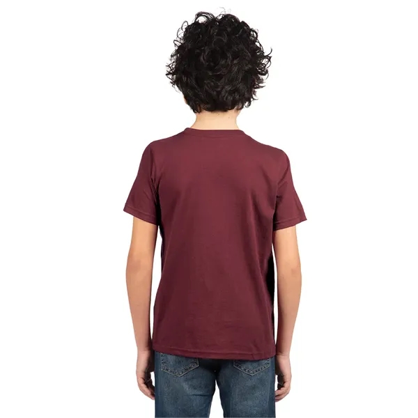 Youth cotton crew shirt. 4.3 ounce, 100% combed ring spun cotton.... from ASI 89380 Staton Corporate and Casual